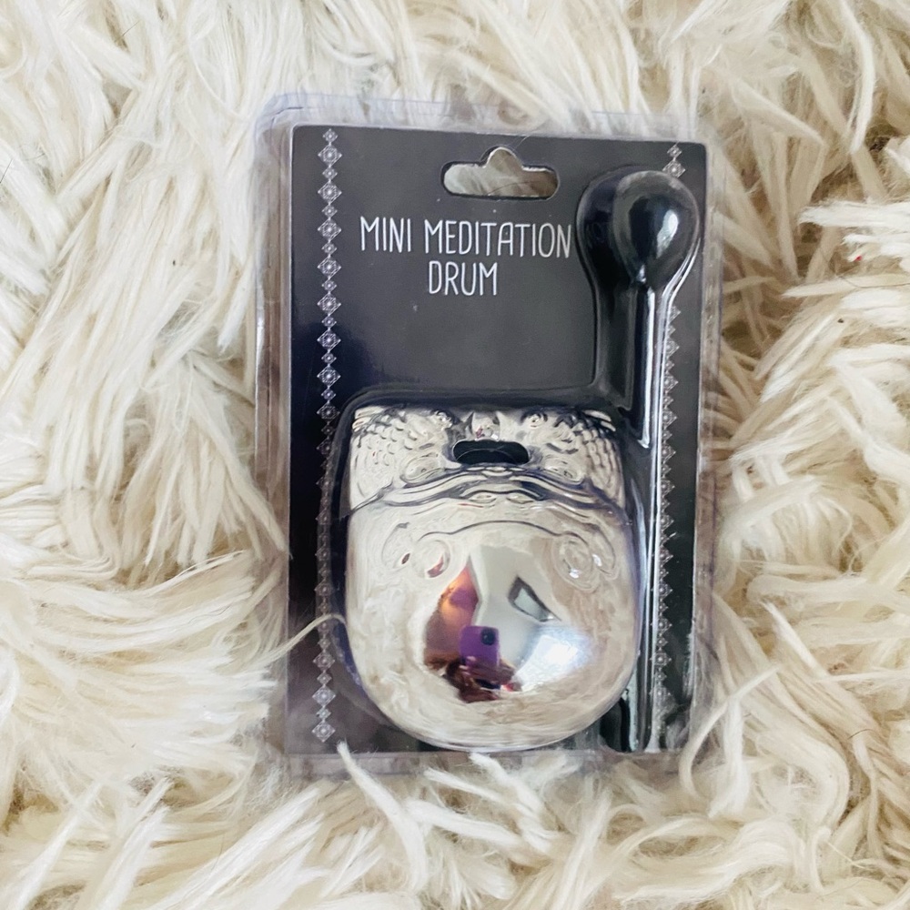 Silver Mini Meditation Drum